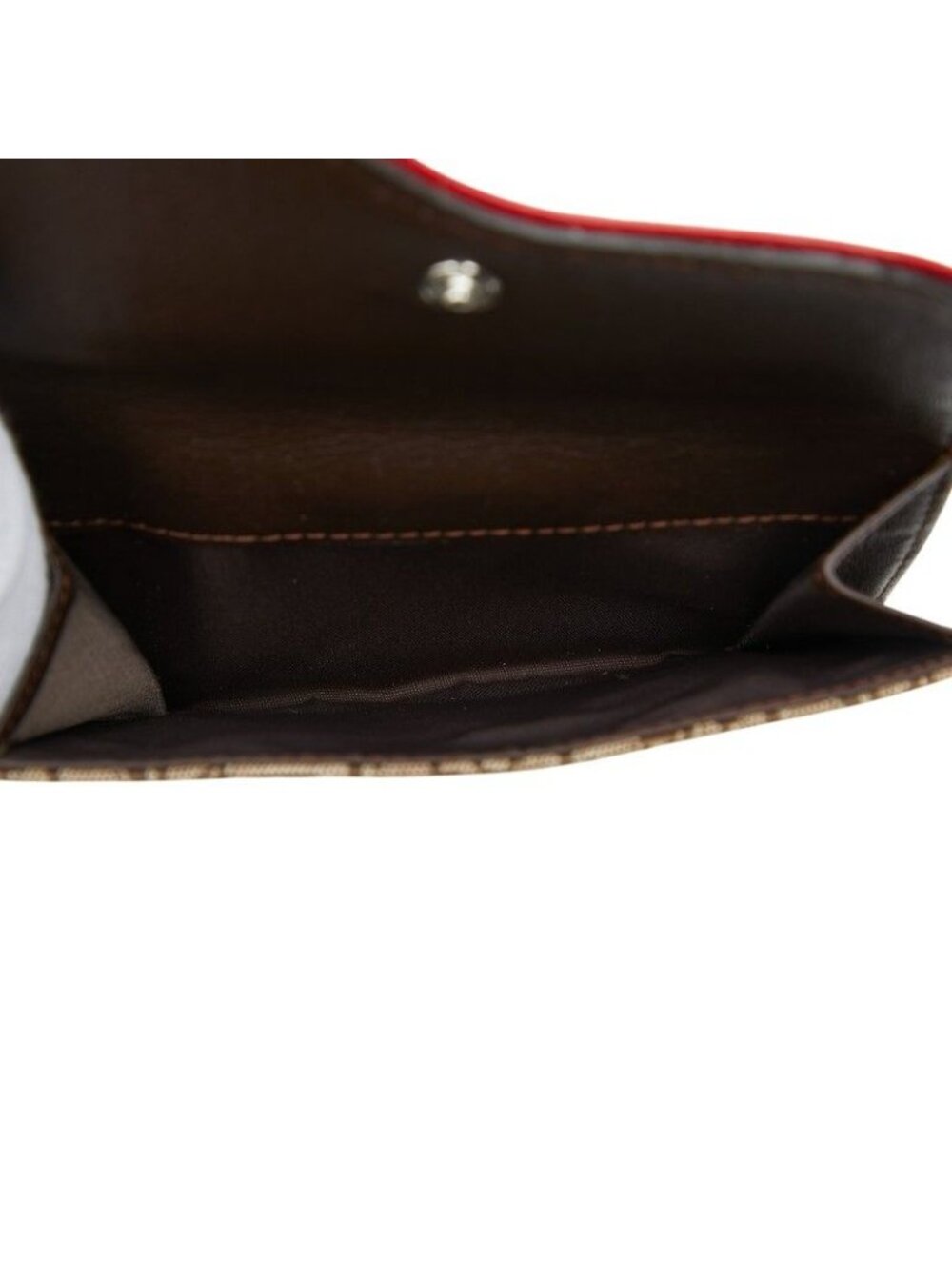 Dior Trotter Saddle Bifold Wallet Beige Multicolor Canvas Leather - Picture 6 of 9